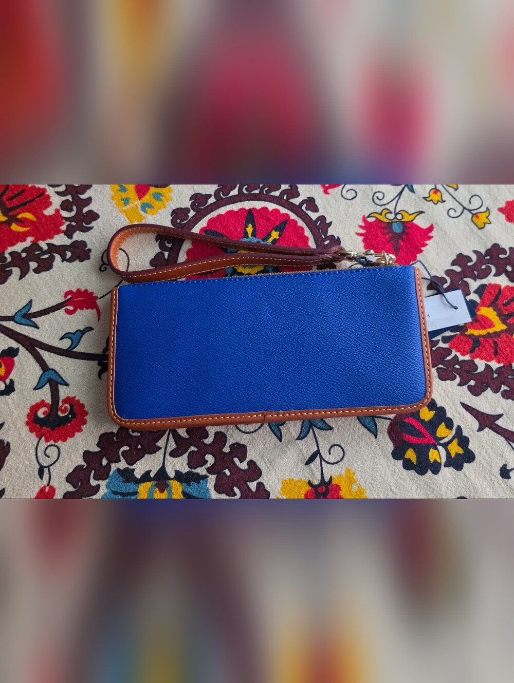 Dooney & Bourke French Blue Tatum Wristlet - Picture 2 of 3